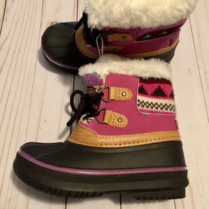London Fog Toddler Girl Size 9 Winter Boots